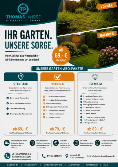 UNSER ANGEBOT AN SIE